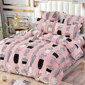 Lenjerie pat Cocolino 6 piese C03 200x230 cm este alegerea eleganta pentru un somn calduros. Culorile rafinate reprezintă alegerea perfectă pentru dormitorul dumneavoastră.