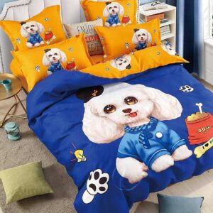 Lenjerie de pat 3D Sweet Doggy 220x240 cm este ideala pentru un pat matrimonial. Print digital 3D exact ca in poza. Calitate superioara garantata.